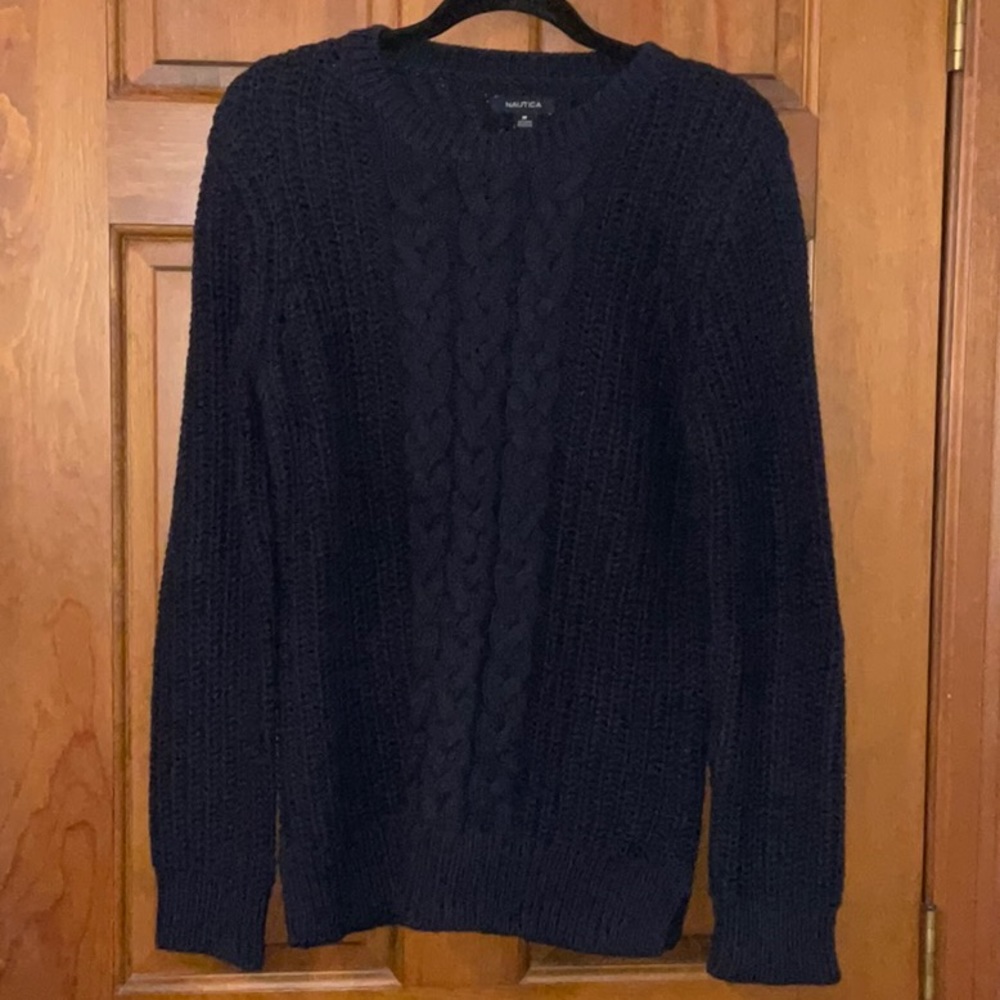 Nautica Sweater..Navy Blue.. Size Medium..